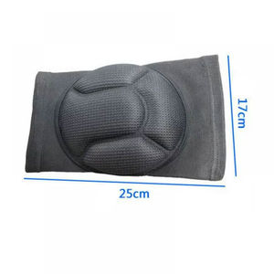 Genouillères de sport noires rembourrées, manchons de soutien protecteurs, équipement de fitness et d'entraînement, fournisseur en gros - Product Image 2