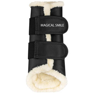 Botas de equitación de alta calidad, cómodas botas de doma, botas resistentes para tendones de las patas delanteras y traseras. - Product Image 3