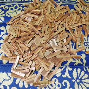 Peigne en bois de Neem naturel à dents fines pour un fini lisse des cheveux, prix de gros - Product Image 3