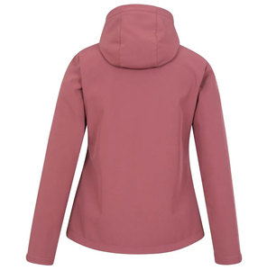 Wholesale Unisex Formal Solid Softshell Jacket Windproof Waterproof Hooded Outdoor Autumn <b>Polyester</b> Cotton Blend - Product Image 3