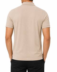 Camisa Polo Clásica para Hombre, Algodón Pique, Bordado Personalizado, Golf, Tenis, Informal de Negocios, Uniforme, Transpirable, Duradera - Product Image 5