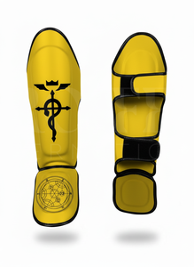 Protège-tibias de Muay Thai en cuir PU robuste à faible MOQ pour le kick-boxing, le MMA et l'entraînement d'arts martiaux - Product Image 6
