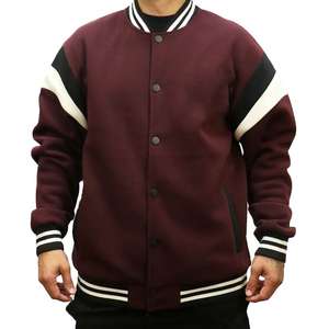 Veste de baseball varsity pour homme, style nouveau, durable, pour l'école, le collège, l'hiver, légère, manches en cuir, style letterman. - Product Image 5