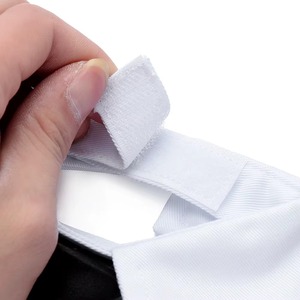 Corbata de Moño Formal Negra y Roja para Perros y Gatos, Accesorios para Mascotas, Traje Formal de Algodón para Perros Pequeños - Product Image 3
