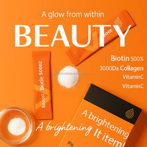 Poudre de peptide de collagène marin OEM de Corée 30 sachets avec biotine et vitamine C pour un effet beauté adulte - Product Image 4