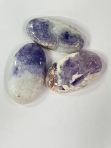 Lot de 10 cabochons en pierre naturelle violette de qualité AA, 47g, vente en gros de pierres précieuses en vrac pour la fabrication de bijoux, fournisseur en gros - Product Image 6