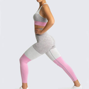 Conjuntos de Yoga para Mujer con Cintura Elástica y Logotipo Personalizado, Diseño de Última Moda, Ligeros y Ecológicos, Venta al Por Mayor - Product Image 3