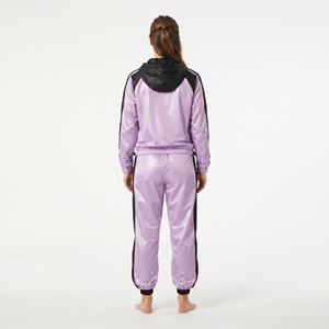 Ensemble survêtement coupe-vent personnalisé pour femme – Vêtements de sport urbains en gros - Product Image 4