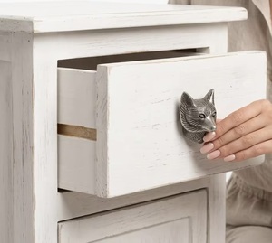 Fox Animal Shape Cast Iron Modern Furniture Knob Drawer Handle Eco-Friendly for Dresser Cabinet and Villa Use - Product Image 4
