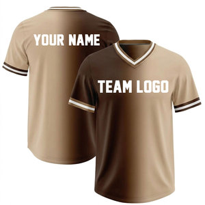 New Design Printed Breathable Baseball Jersey Set Polyester/Cotton Team Wear Hot Selling Wholesale - Product Image 6
