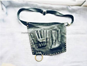 Étui de luxe en cuir pour ciseaux de barbier avec logo personnalisé, protection anti-odeur, pochette professionnelle pour outils de salon LBSH-0009 - Product Image 2