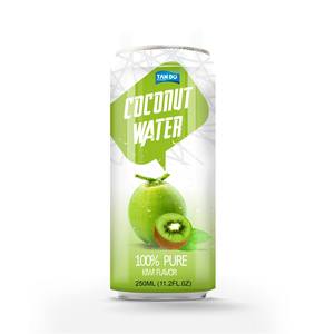 Agua de Coco Premium con Sabor a Melocotón, Kiwi y Sandía, Certificada ISO HACCP, Origen Vietnam, 250 ml, OEM – Tan Do Beverage Company - Product Image 3