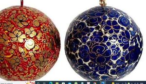 3-Pack 150mm (6) Extra <b>Large</b> Sphere Baubles Electroplating Plastic Shiny Matte Glitter Shatterproof Christmas Decoration - Product Image 3