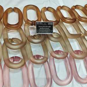 โซ่เรซิ่นปรับแต่งสีสันใหม่ ขนาดใหญ่พิเศษ สีใส สีสันหลากหลาย มีให้เลือกหลายขนาดใหญ่ - Product Image 1