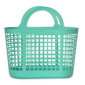Cesta de Almacenamiento de Plástico con Asas Dobles, Apilable, Capacidad de 25L, Diseño Moderno para Uso en la Cocina - Product Image 2