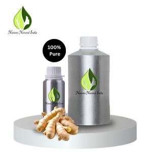 Huile de massage au gingembre naturel d'Inde, huile végétale douce avec extrait d'arnica pour massage corporel, tous types de peau, sûre et douce - Product Image 4