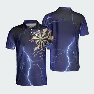 Nouveaux Polos Homme 2026 Design Dart OEM avec Logo Personnalisé Imprimé sur le Devant, Tissu Tricoté 100% Coton Respirant et Décontracté - Product Image 4