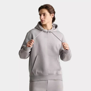 Conjunto deportivo slim fit para hombre, de algodón grueso, de secado rápido, ecológico, transpirable, con capucha para invierno, personalizable. - Product Image 1