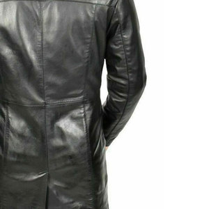 <b>Long</b> <b>Leather</b> Trench <b>Coat</b> Wholesale Women Genuine <b>Leather</b> Overcoat Custom Fashion Winter <b>Coat</b> OEM ODM Private Label - Product Image 5