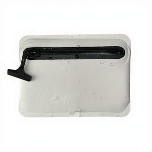 Cartera Delgada Unisex con Bloqueo RFID de Wriza Wholesale, Logotipo Personalizado, Minimalista, de Microfibra, con Cierre de Cremallera, Tarjetero para Hombre y Mujer - Product Image 1