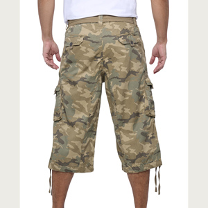 Pantalon capri homme 100% coton, respirant, uni, multi-poches, pour le travail et les voyages, été. - Product Image 2