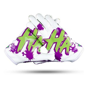 Gants de football américain en silicone 7v7 de haute qualité, personnalisés et imprimés, avec technologie antidérapante pour des prises sécurisées - Product Image 3