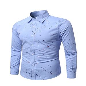 OEM 100% algodón para hombre camisas de vestir de corte slim de otoño casual al por mayor camisas de vestir para hombre para los hombres - Product Image 1