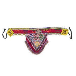 BB001A Banjara Ceintures en tissu perlé faites à la main Vintage Old Banjara Kutchi Ceintures pour danseuses du ventre Belles ceintures d'Inde - Product Image 1