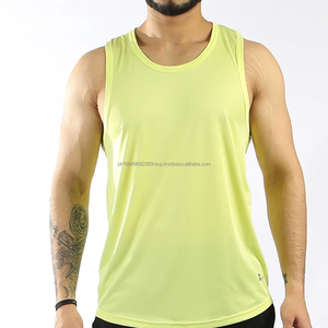 Débardeur de sport décontracté pour homme, respirant, coupe ajustée, séchage rapide, logo personnalisé, technique de tricot en gros - Product Image 6