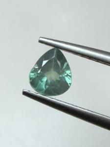 Alexandrite Pierre précieuse en vrac, taille poire, vert turquoise, facettée, rare, pour collectionneur, pour la création de bijoux fins - Product Image 3