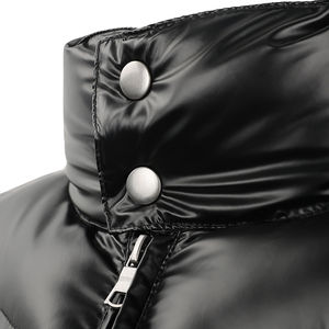 Veste matelassée pour homme de haute qualité personnalisée, imperméable, coupe-vent, chaude, épaisse, pour l'hiver, avec fermeture éclair, style décontracté, unisexe - Product Image 4