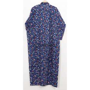 Kimono Informal Romántico 100% Algodón, Largo, con Cierre de Cordón, para Dormir, para la Playa, con Diseño Floral Indio, para Verano - Product Image 5