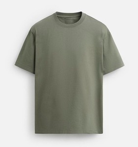 Servicio OEM, Camiseta de Hombre 100% Algodón Tejido, Sublimación, Corte Holgado, Transpirable, Ligera, con Bolsillo, Estampado Digital Informal - Product Image 2