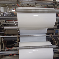 Rouleaux de film rétractable rigide transparent en PVC de qualité alimentaire 40 microns, résistant à l'humidité, pour étiquettes de boissons