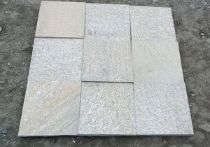 Machine Cut Paving Stone in KK White <b>Slate</b> Top Natural Finish for Garden Walkways Outdoor Patios Driveway Courtyard Floors - Product Image 2