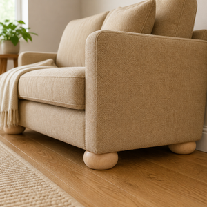 Wooden Round Furniture <b>Legs</b> Minimalist Design Solid Wood <b>Sofa</b> <b>Leg</b> Easy Installation Solid Wood <b>Sofa</b> <b>Leg</b> - Product Image 5