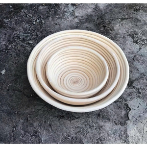 Round <b>Bread</b> Bowl Dough Proofing Rattan Fermentation Sourdough <b>Bread</b> Proofing <b>Basket</b> Set Round Oval Heart Shape Rattan. - Product Image 6