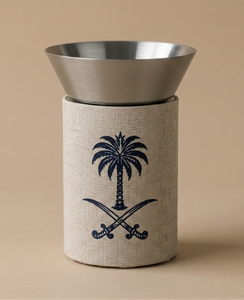 Quemador de Incienso Metálico Más Vendido con Cuenco de Acero Inoxidable, Diseño de Cúpula con Bandera Palestina, Soporte para Bakhoor de Aromaterapia y Fragancia - Product Image 6
