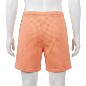 Shorts en tissu mesh à coupe ample et taille élastique pour hommes, vêtements de sport, shorts en mesh personnalisés pour hommes - Product Image 2