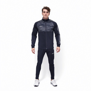 Nuevo Traje Deportivo de Otoño Tejido con 100% Fibra de Bambú, Chaqueta Holgada de Alta Gama para Hombre, Estilo Casual Urbano, Personalizable - Product Image 1
