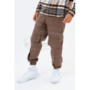 Pantalon d'hiver décontracté en coton et polyester de meilleure qualité pour hommes coupe-vent imperméable avec logo personnalisé pour la randonnée en plein air droite - Product Image 6