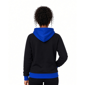เสื้อฮู้ด Zeta Phi Beta สีดำ ปี 1920 สีน้ำเงินรอยัล แขนเสื้อและชายเสื้อแบบมีฮู้ด ผ้าฟลีซ แขนเสื้อแบบแร็กแลน มีกระเป๋าแบบจิงโจ้ - Product Image 2