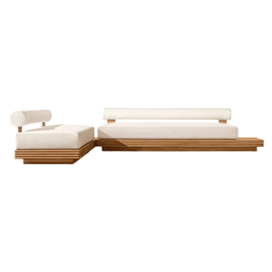 Hot Sale Hotel Emma Luxury Modular Durable Eco-Friendly Waterproof Cushions Modern <b>Outdoor</b> <b>Sofa</b> Set for Patio Resort Villa - Product Image 6