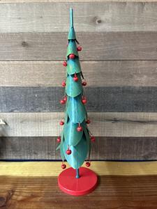 Grand sapin de Noël artificiel en fer, 21 pouces de haut - Product Image 3