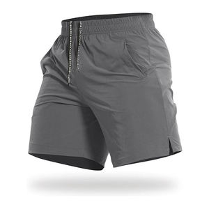 Pantalones Cortos Deportivos Flow Flex para Hombre, Ajuste Elástico con Sistema de Bolsillos Inteligentes, Pantalones Cortos de Fitness para Hombre con Logotipo Estampado en Relieve - Product Image 5