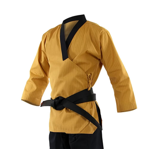 Ensembles d'uniformes de Taekwondo surdimensionnés élégants avec logo personnalisé, légers et respirants en polyester/coton, vêtements d'arts martiaux de karaté unisexes - Product Image 6