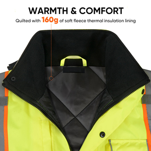 Chaquetas de Seguridad Reflectantes de Alta Visibilidad para Trabajo en Carreteras, Tráfico, Aeropuertos, Impermeables, para Hombre, Uniforme de Seguridad - Product Image 3