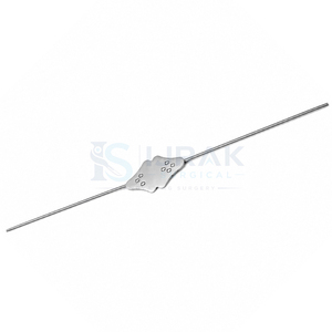 Sonde lacrymale Bowman en acier inoxydable, 6 pouces, instrument chirurgical manuel ORL, sonde réutilisable pour procédure ophtalmique - Product Image 2