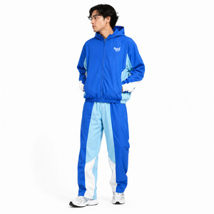 Conjunto Deportivo Cortavientos de Moda, Chaqueta con Estampado Reflectante de Nailon, Pantalones Deportivos, Conjunto de 2 Piezas, Cortavientos de Nailon - Product Image 3