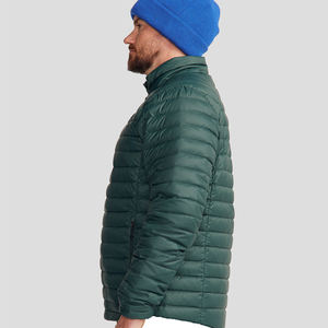 Veste matelassée d'hiver pour homme de haute qualité, coupe-vent, à col montant, avec poches zippées, pour l'extérieur, chaude, épaisse, grande taille - Product Image 4